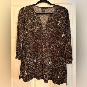 Women’s INC blouse; Size Large; Excellent condition; No stains or tears;